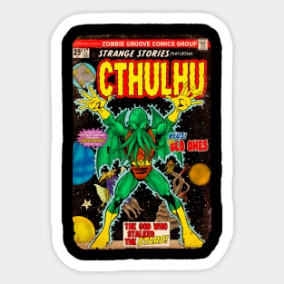 Chtulhu Comic Cover Sticker